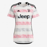 Camisa de Futebol Juventus Dusan Vlahovic #9 Equipamento Secundário Mulheres 2023-24 Manga Curta